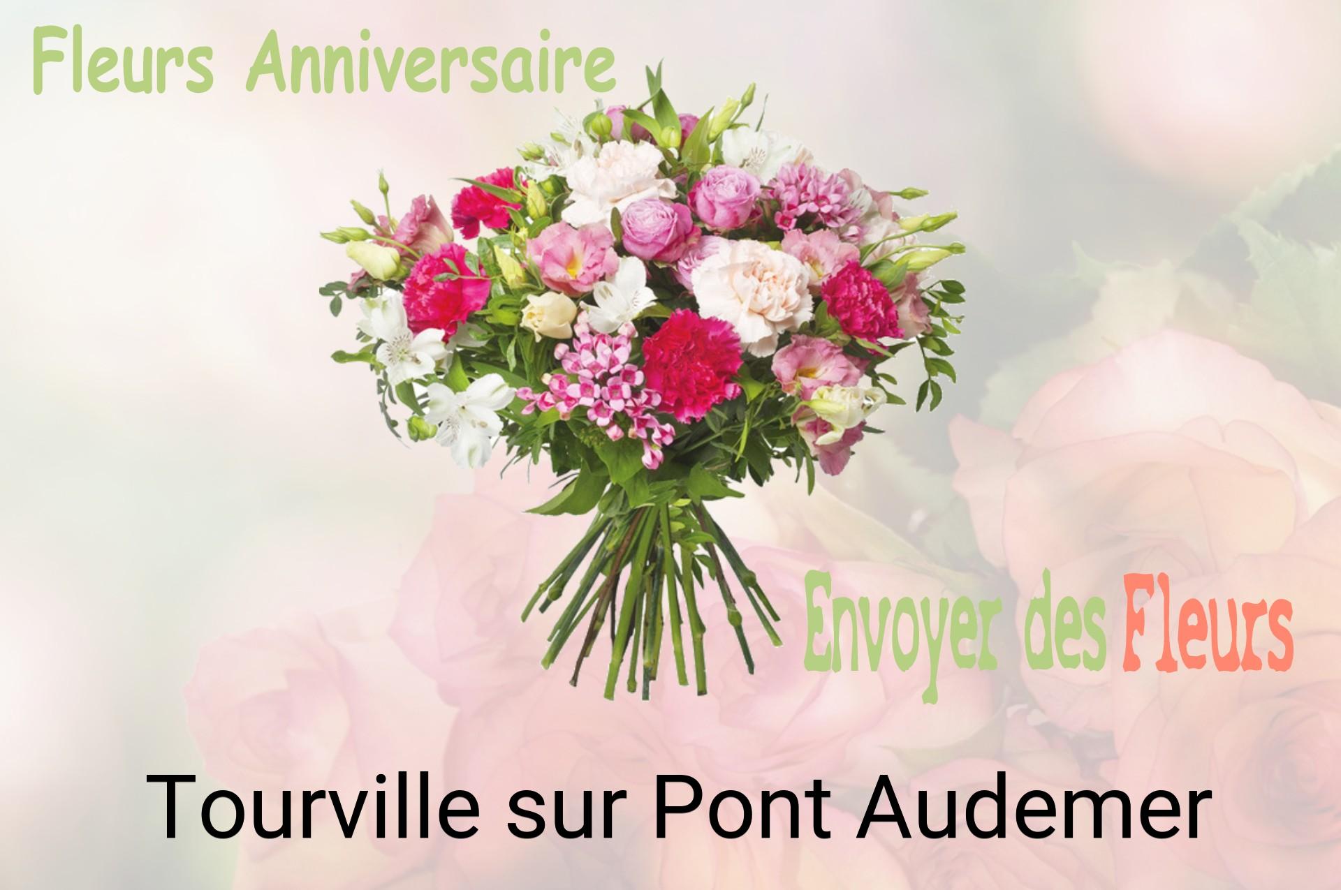 Bouquet de fleurs d’anniversaire livré à Tourville-sur-Pont-Audemer