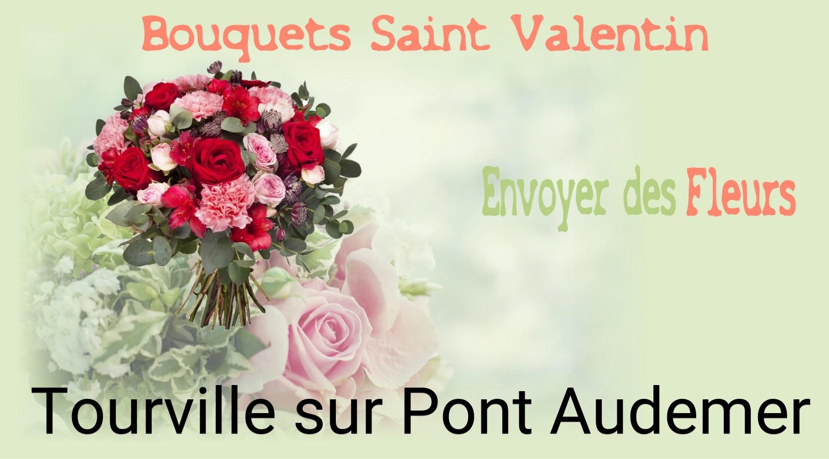 Roses de Saint-Valentin livrées à Tourville-sur-Pont-Audemer